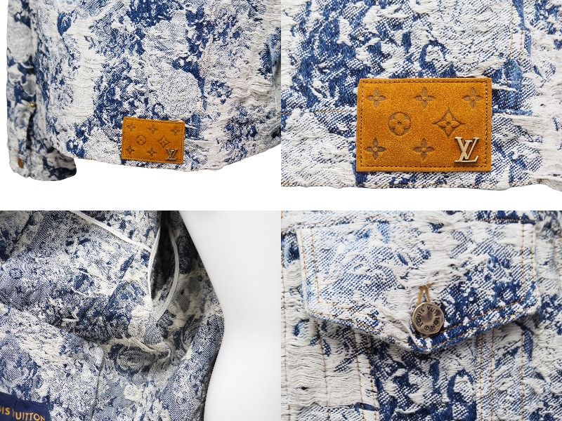 B B LOUIS VUITTON デニムジャケット Yahoo!オークション - Louis Vuitton NIGO デニムジャケット 46