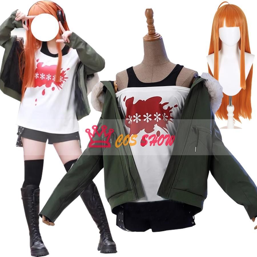 ペルソナ5 怪盗団 佐倉双葉 コスプレ衣装 ウィッグ追加 cosplay 仮装 日常服 イベント ステージ服 舞台 ハロウィン クリスマス