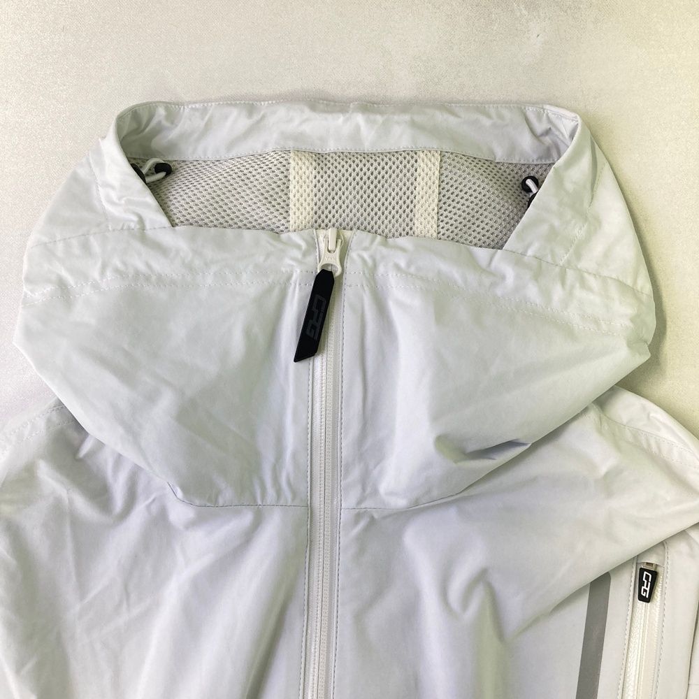 長袖ジップジャケット ホワイト系