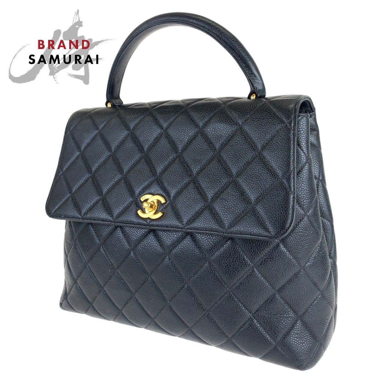 美品 CHANEL シャネル ヴィンテージ マトラッセ ココマーク ターン 