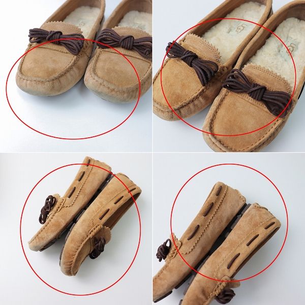 UGG アグ MEENA ミーナ モカシンシューズ 22/ブラウン 靴 くつ クツ