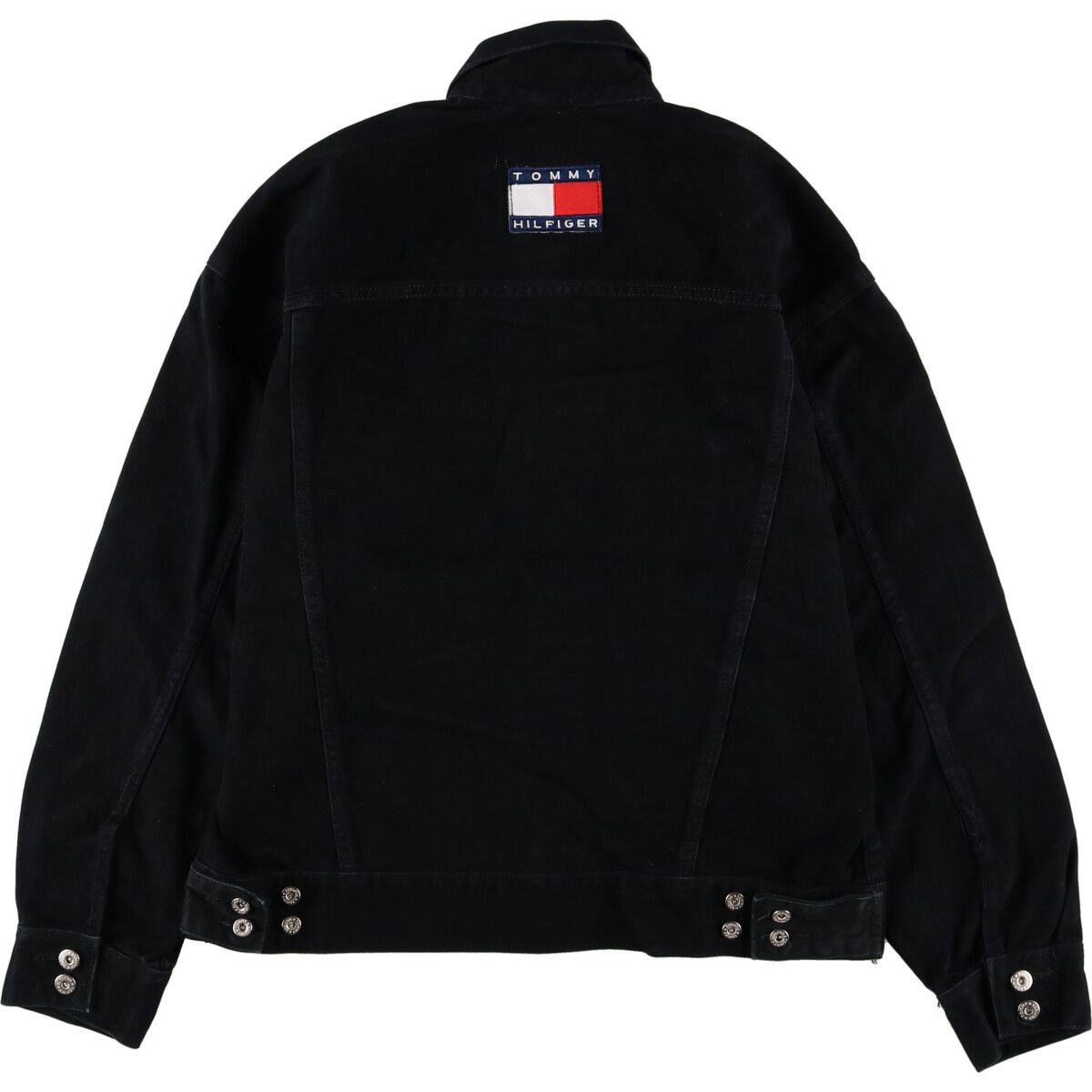 古着 90年代 トミーヒルフィガー TOMMY HILFIGER ブラック デニム 