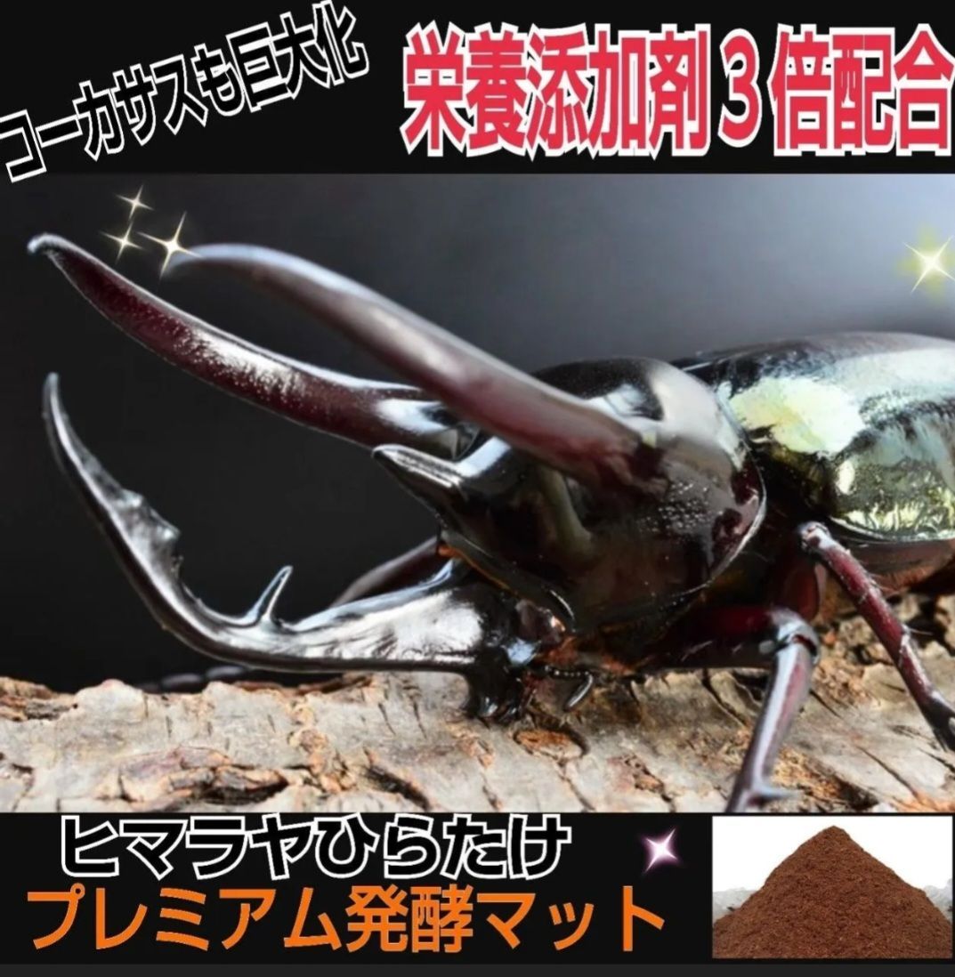 2ケースセットプレミアム発酵マット20L入りボックス☆カブトムシ幼虫を