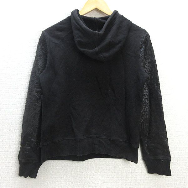 C□ディーゼル/DIESEL 総柄 パーカー/フーディー ショート丈【XL】黒/LADIES□30【中古】 - メルカリ