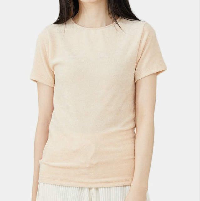 新品 BASERANGE ベースレンジ ポルトガル製 OMO TEE ベロアパイルT  