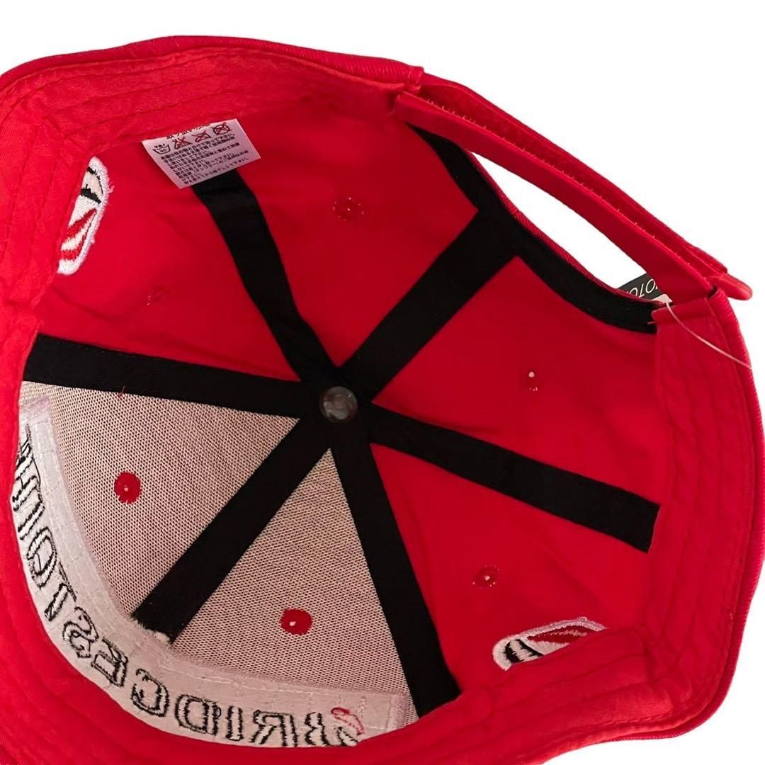 BRIDGESTONE ブリヂストン キャップ レッド フリーサイズ - メルカリ