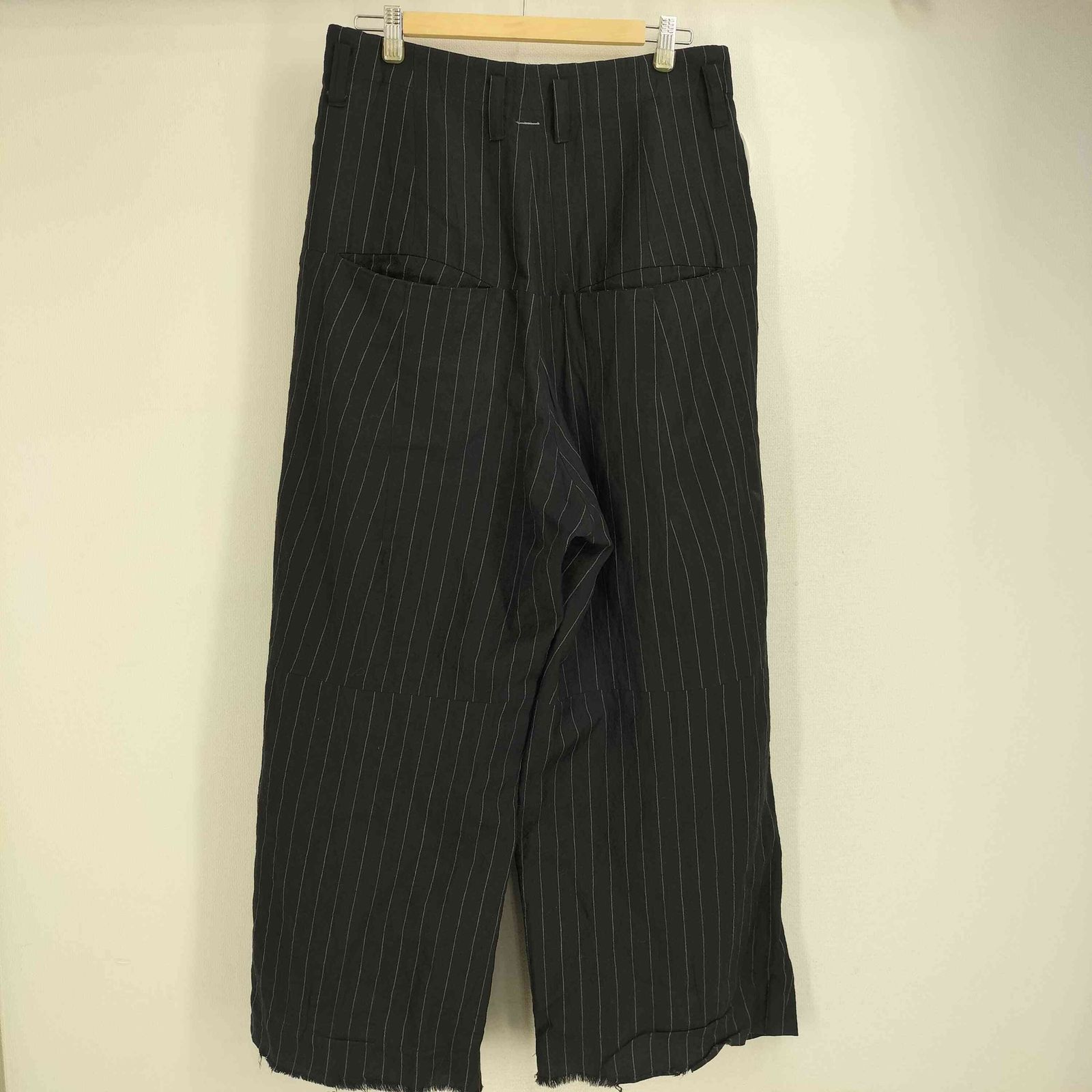 SHINYA KOZUKAストライプ ワイドパンツウール男女兼用 SHINYA KOZUKA