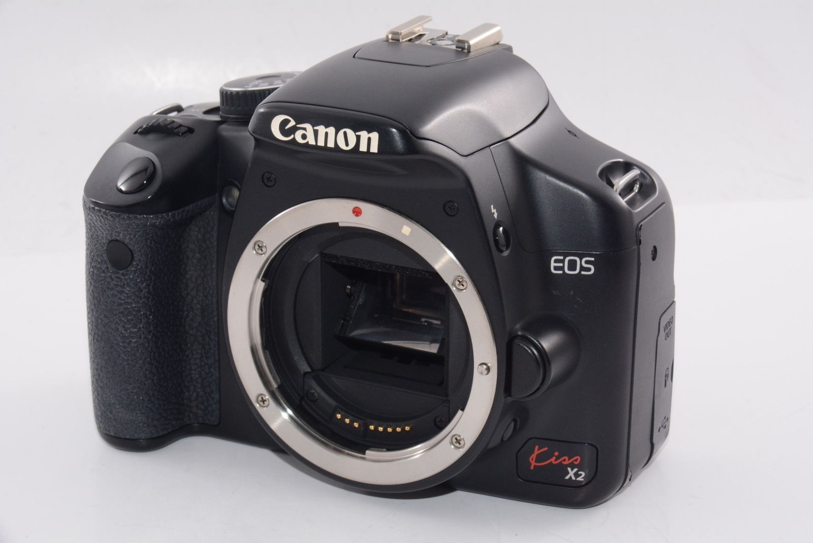 【良品】Canon デジタル一眼レフカメラ EOS Kiss X2 レンズキット KISSX2-LKIT Canon デジタル一眼レフカメラ EOS Kiss X2
