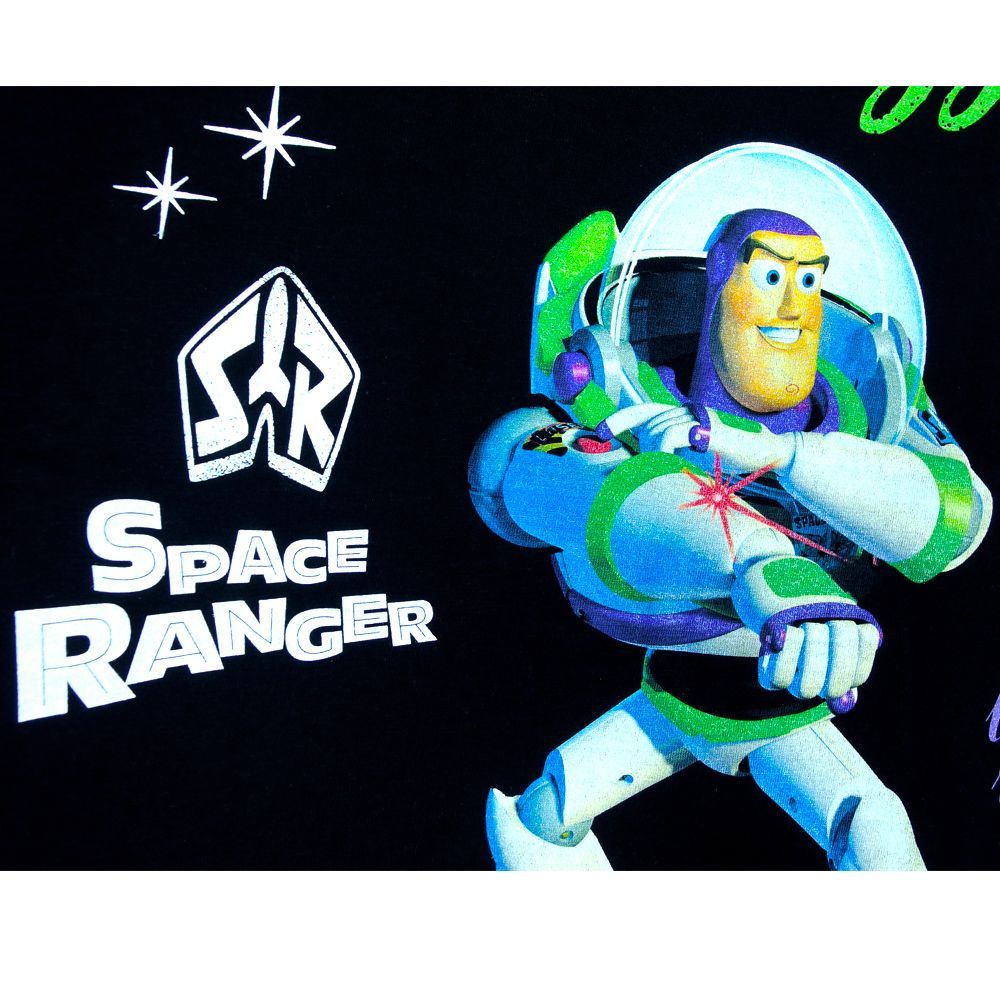 D009 BUZZ Lightyear バズ ライトイヤー Tシャツ 半袖 Disney ディズニー PIXAR ピクサー Toy Story トイストーリー ブラック メンズ レディース ウッディ ジェシー ザーグ レックス プレゼント 日本未発売インポート