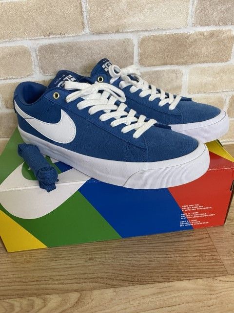 【中古】21SS 箱ｱﾘ NIKE ﾅｲｷ SB ZOOM BLAZER LOW PRO GT ｽﾞｰﾑ ﾌﾞﾚｲｻﾞｰ ﾛｰ DC7695-401 ﾈｲﾋﾞｰ 28CM 33848806