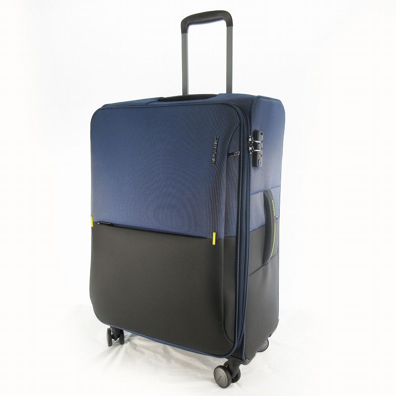 サムソナイト Samsonite STRARIUM ストラリウム SPINNER スピナー 69 25 EXP スーツケース キャリーバッグ 81 89 L ネイビー ブラック TSAロック 3泊〜5泊