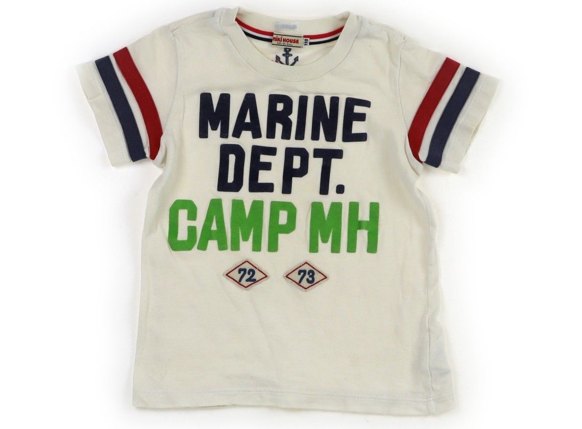 ミキハウスTシャツ　110 楽天市場】○30%OFF ○送料無料○【ミキハウス】斜めロゴ長袖T