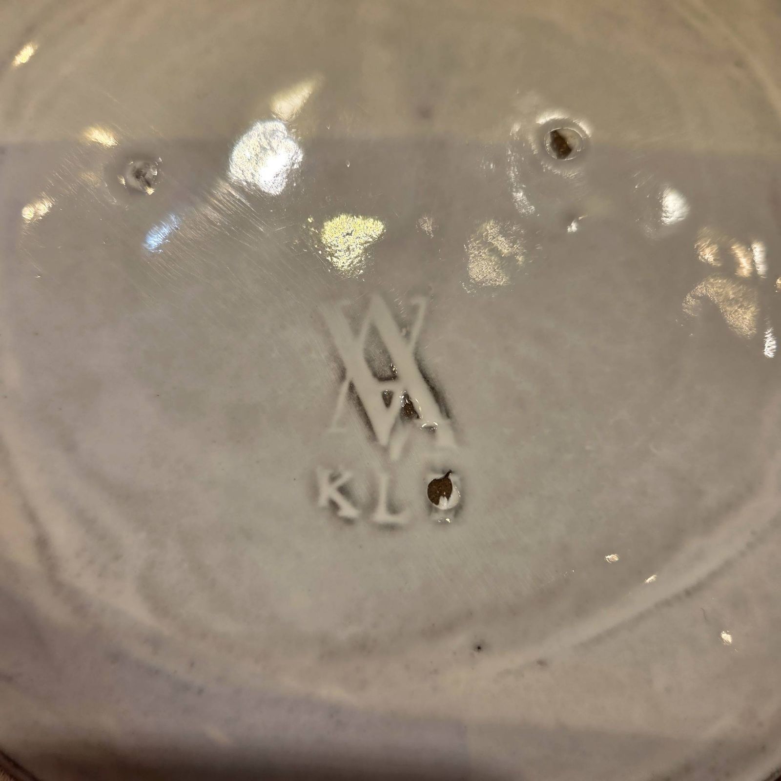 【未使用】アスティエ・ド・ヴィラット/グランドシャレー／プレート ASTIER de VILLATTE. Astier de Villatte アスティエ・ド・ヴィラット