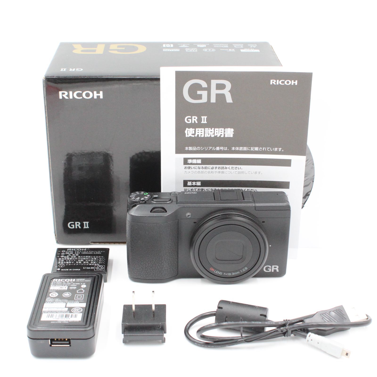 RICOH GRII リコー GR2 ショット数少な目(おまけ多数) - カメラ