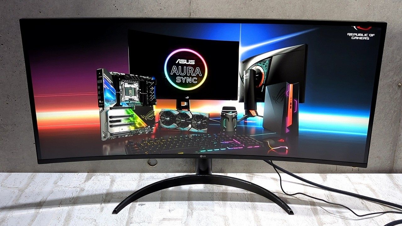 状態良好 LG エルジー 34インチ 曲面ウルトラワイドディスプレイ 34WL75C-B 