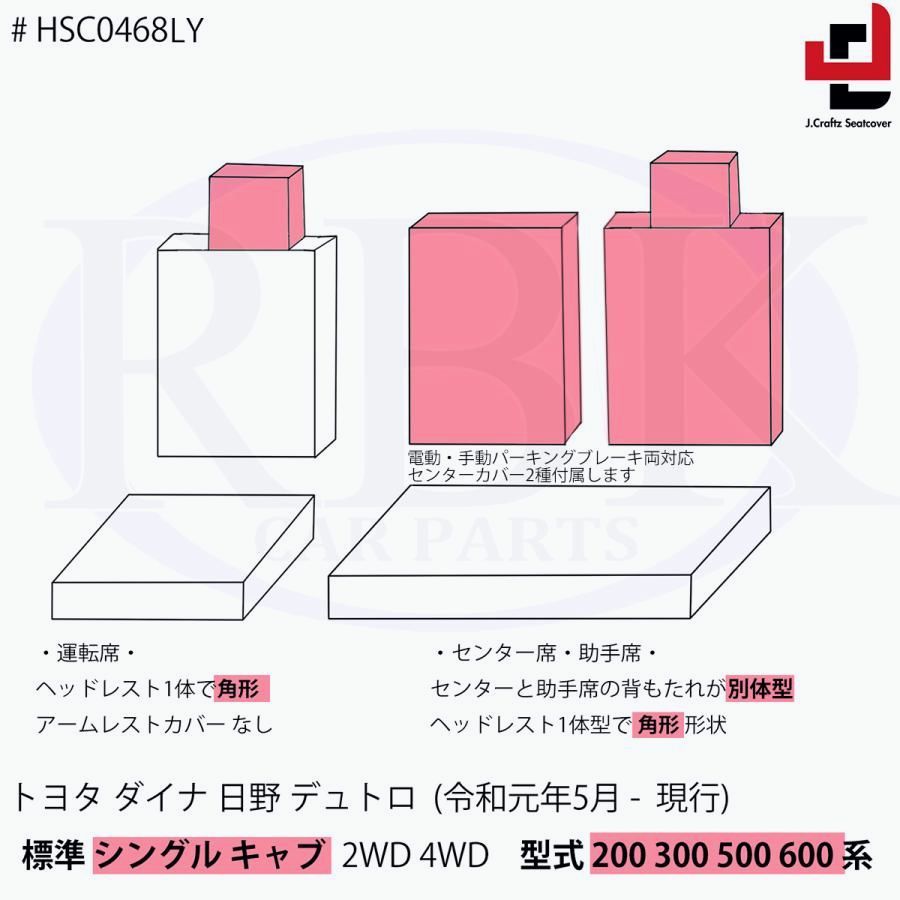 送料無料 シートカバー 19 ダイナ デュトロ 標準 シングルキャブ トラック センター別体 パンチング タックロール 内装 部品 カスタム パーツ トヨタ ヒノ 商用 Jcraftz