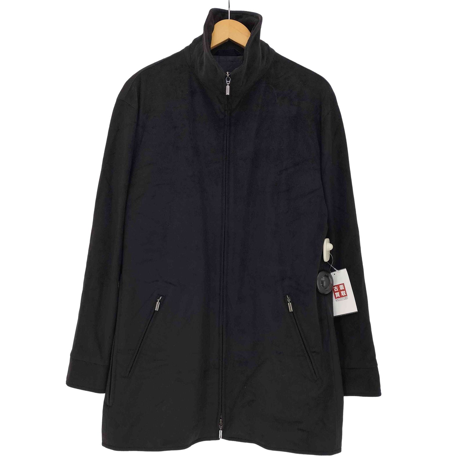 ARMANI COLLEZIONI スタンドカラー フルジップ ハーフコート EMPORIO ARMANI エンポリオアルマーニ スタンドカラー