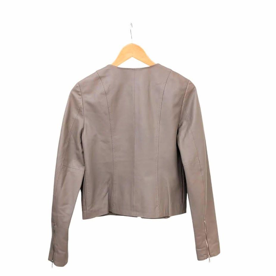 Theory CROP CREW JKT セオリー ラムレザーライダースジャケット 
