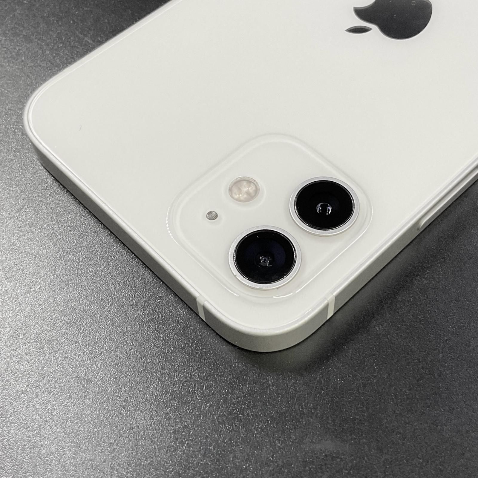 Apple iPhone 12 128GB ホワイト au SIMフリー 白ロム 動作確認済 77 