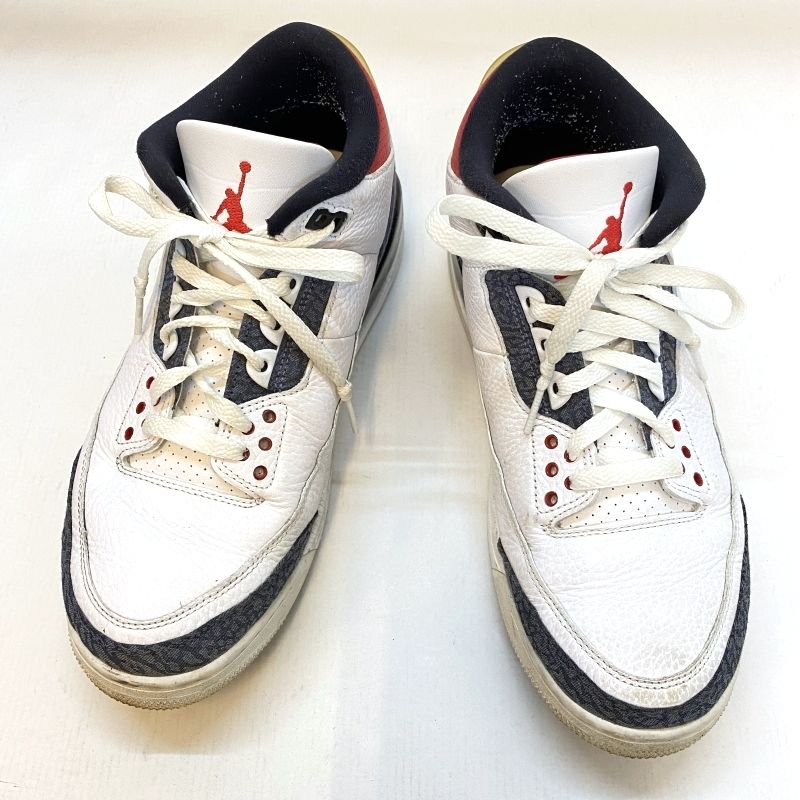 03w08130 Nike Air Jordan 3 Retro SE-T CO JP Fire Red Denim ナイキ エアジョーダン3 レトロ  SE-T CO JP ファイヤー レッド デニム 28.0cm スニーカー CZ6433-100 - メルカリ