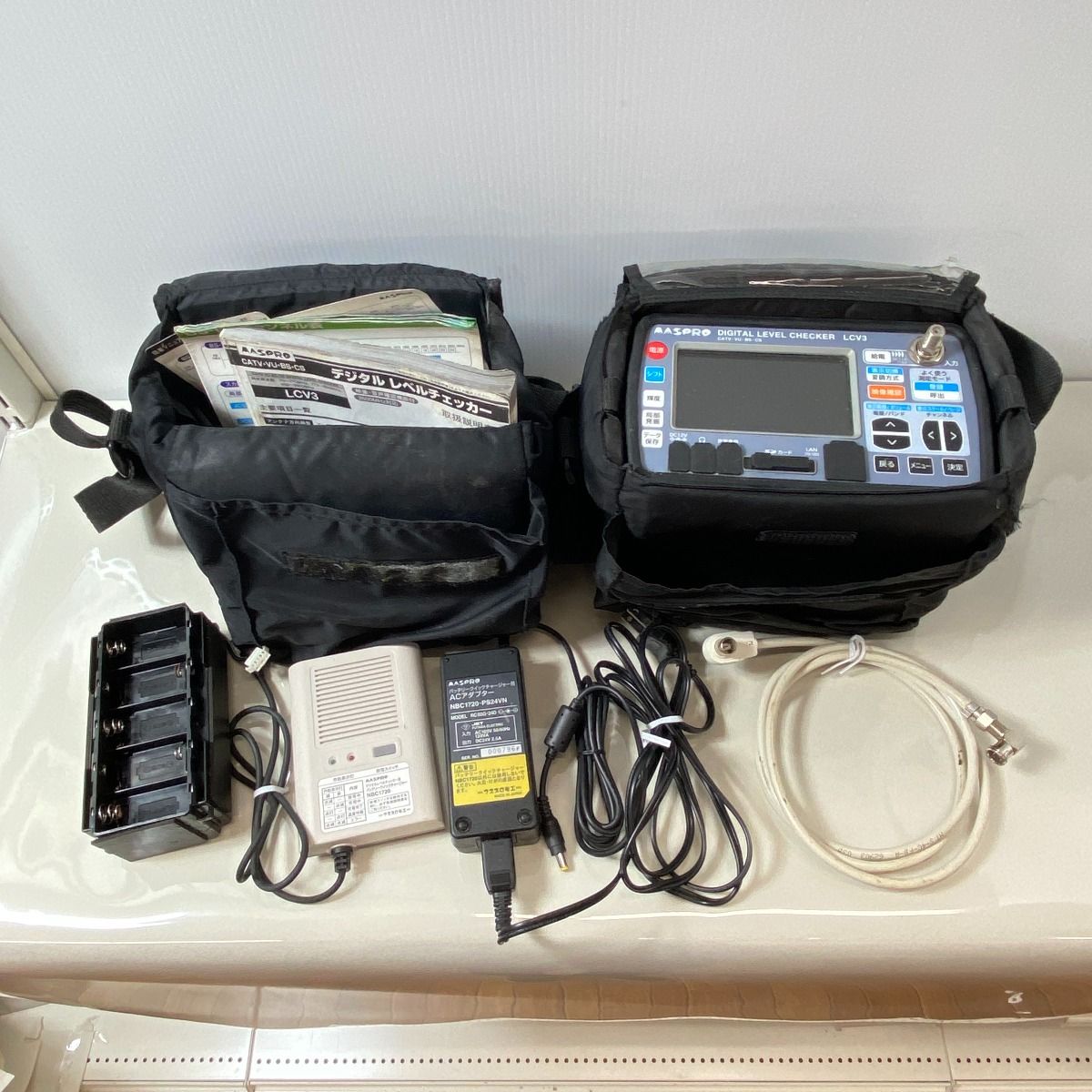 【送料無料】マスプロ デジタルレベルチェッカーLCV3 3点セット(内容:LCV3、バッテリパックNBP1325、クイックチャージャNBC1720) MASPRO マスプロ デジタルレベルチェッカー LCV3 - メルカリ