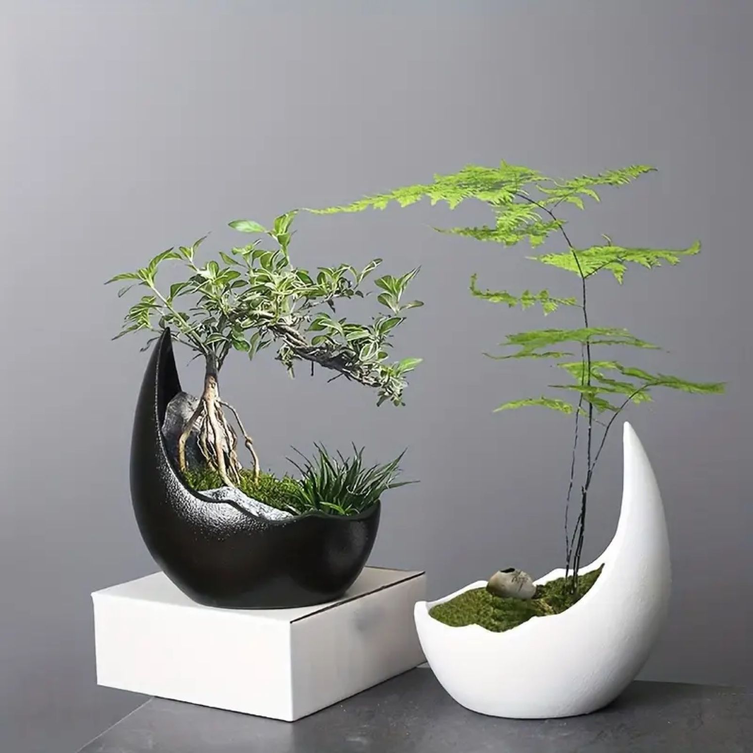 インテリアグッズ 三日月 フラワーベース 花瓶 花器 フラワー