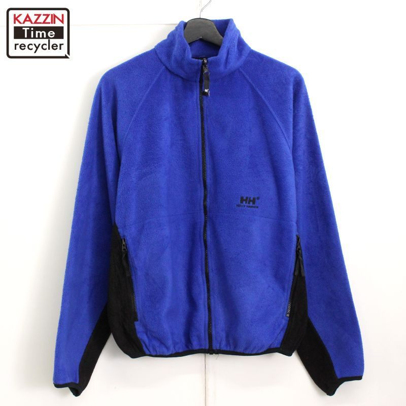 00s HELLY HANSEN 2トーンカラー フリースジャケット メンズ 表記Sサイズ