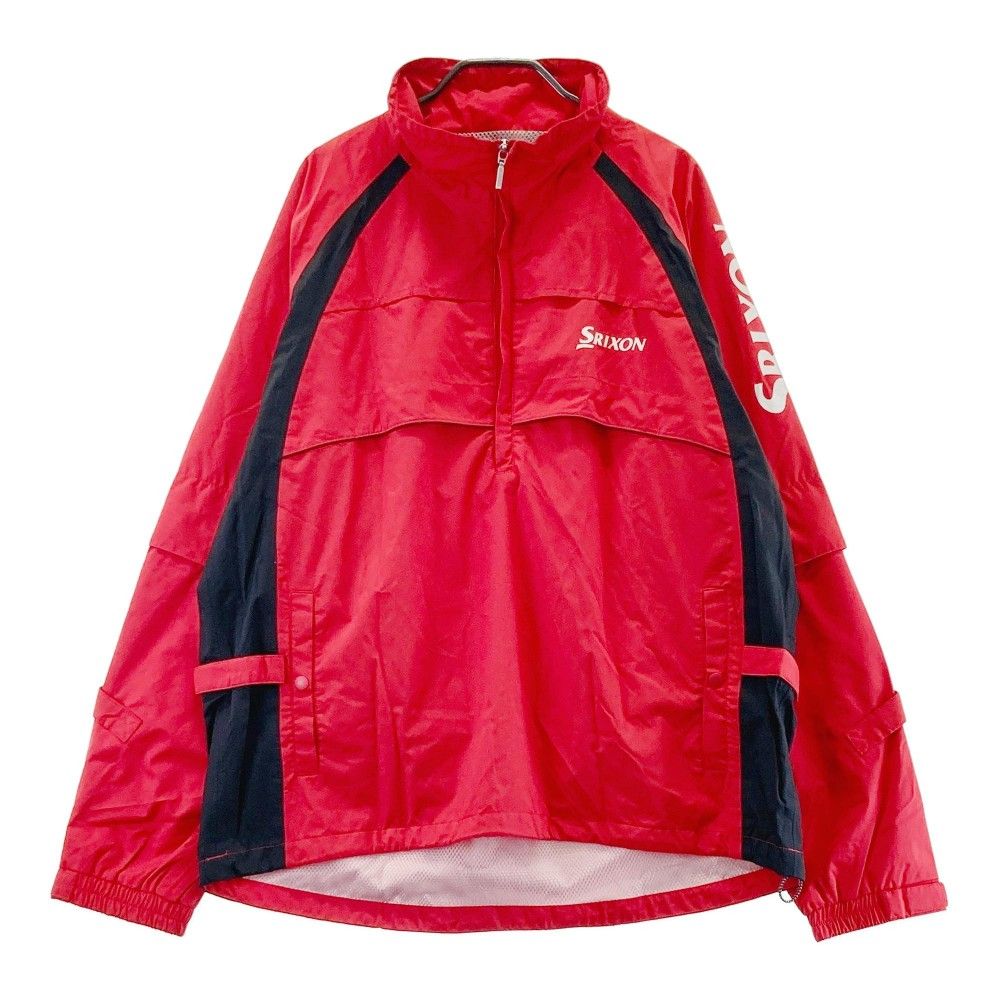 SRIXON レインウェア　セットアップ　大きいサイズ　５Ｌ Srixon レインウェア上下セット レッド/ブラック SRIXON レイン