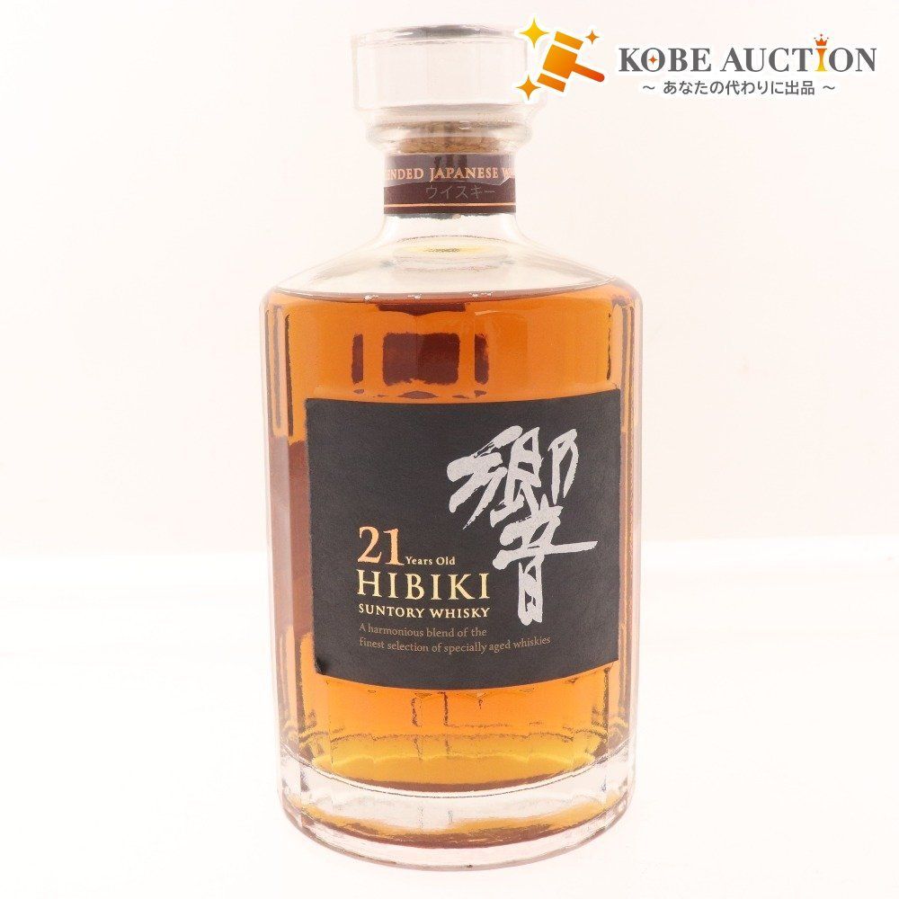 HIBIKI 21年 ウイスキー 750ml、山崎18年 空き瓶、未洗浄、箱付き HIBIKI 21年 ウイスキー 750ml 空瓶箱付き - メルカリ