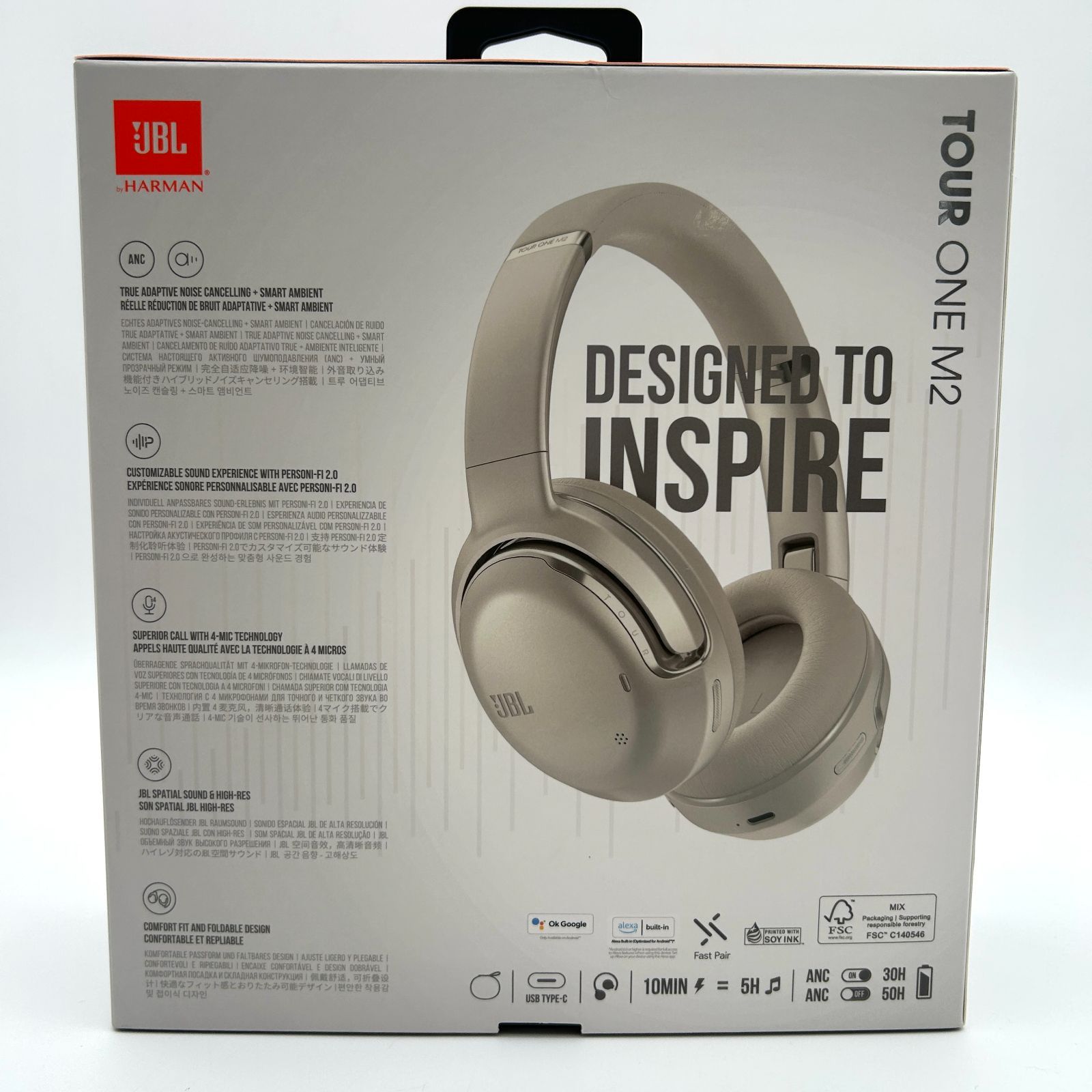 美品】JBL by HARMAN ヘッドホン TOUR ONE M2 ノイズキャンセリング