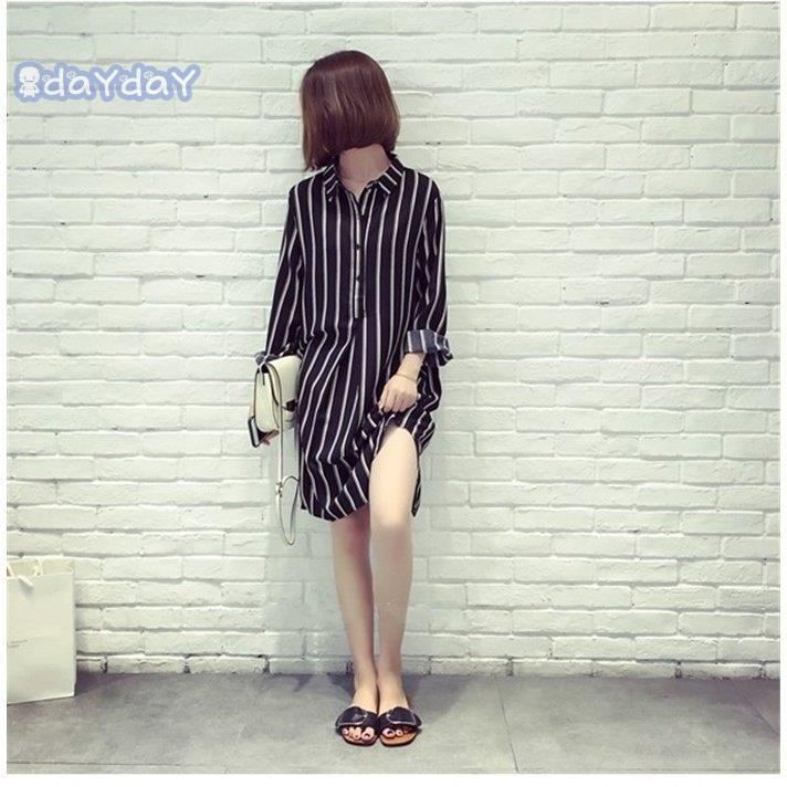 シャツワンピース レディース チュニック ロングシャツ 長袖