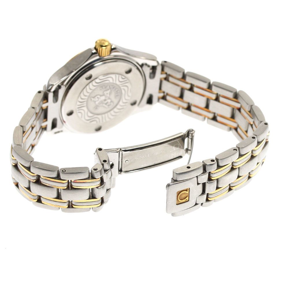 オメガ OMEGA 2371.10 シーマスター120 YGベゼル クォーツ レディース _916303 OMEGA - オメガ OMEGA 2371.10 シーマスター120 YGベゼル クォーツ