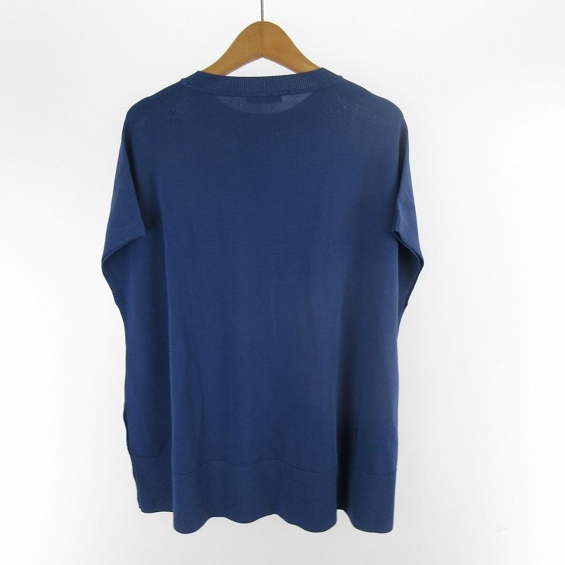 theory luxe 24SS サマーセーター フレンチスリーブ 38 ブルー 楽天市場】theory luxe セオリー リュクス ニット 24春夏 ブルー