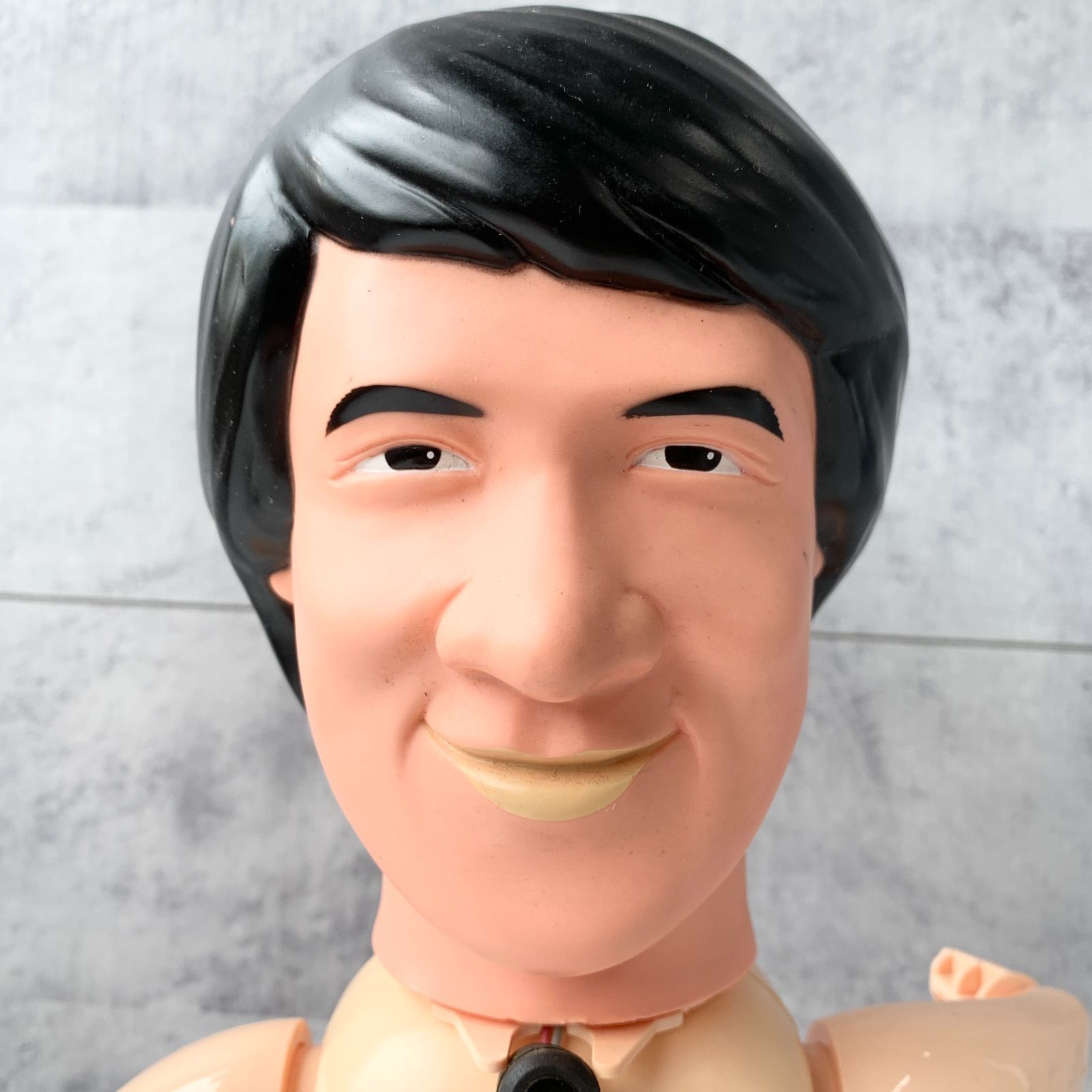 ジャンク品 ジャッキーチェン人形 電動 ヴィンテージ フィギュア 日清