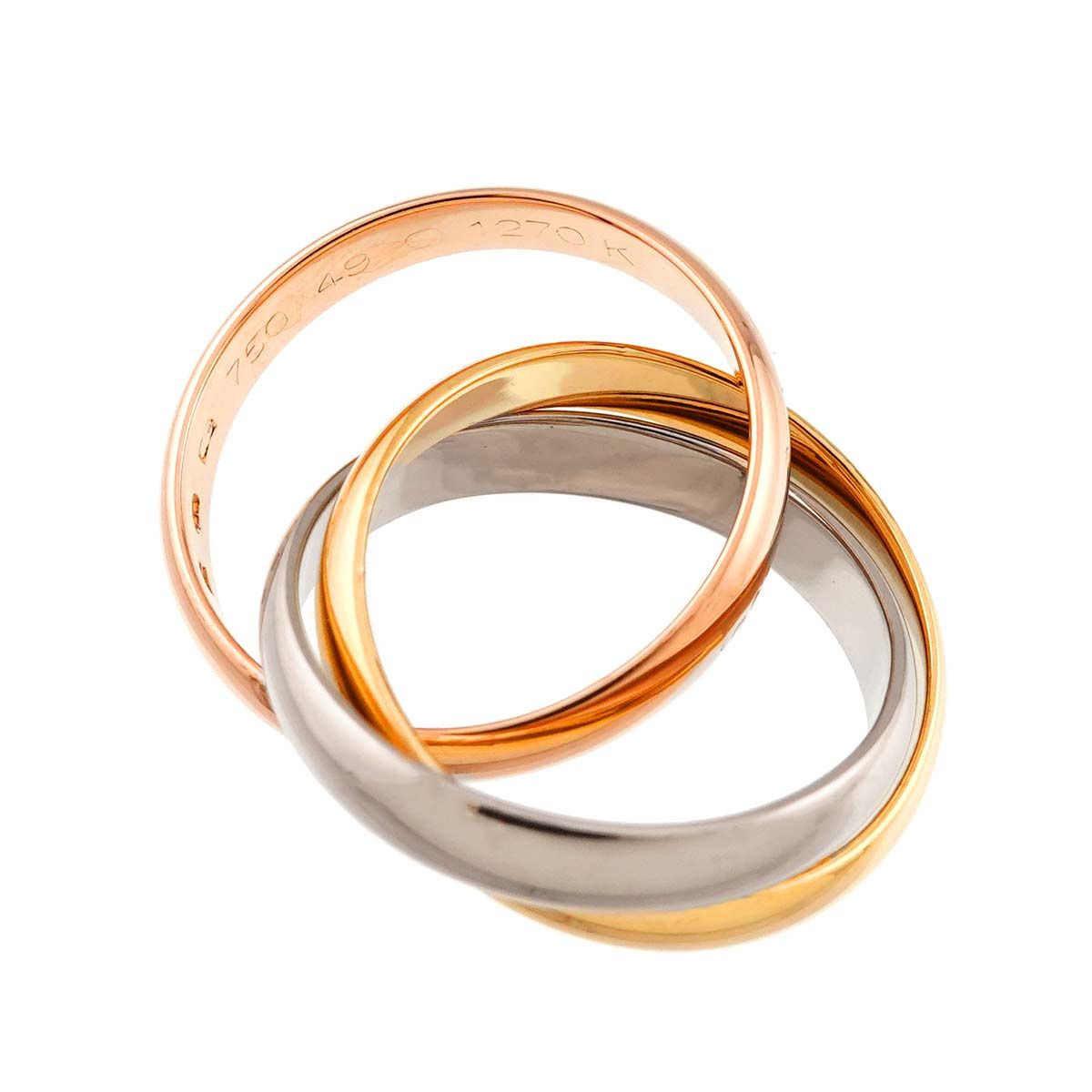 カルティエ Cartier トリニティ ミディアム MM #49 リング K18
