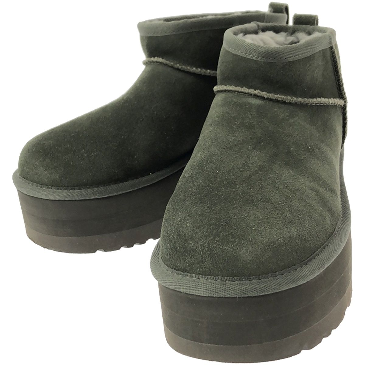 UGG アグ Classic Ultra Mini Platform プラットフォームムートンブーツ 1135092 Forest Night 4