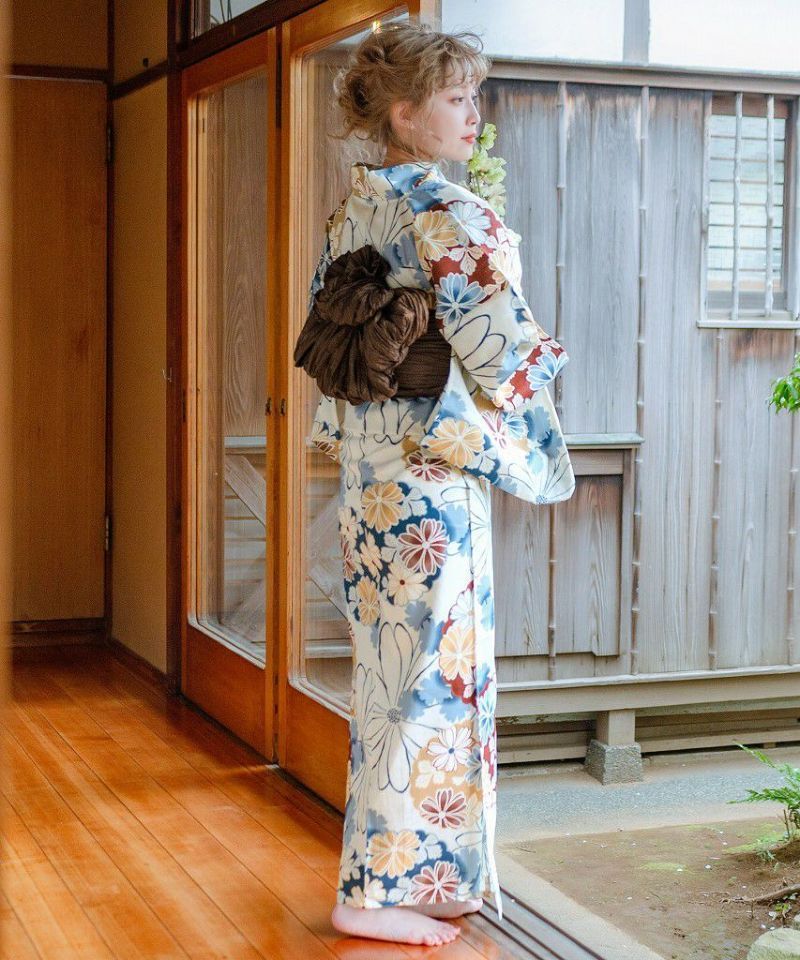 Dita 浴衣　古典百花繚乱　浴衣＋兵児帯＋下駄 古典百花繚乱】Dita ディータ 浴衣 5点セット レディース 2025年