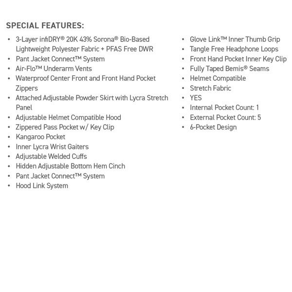 シックスエイトシックス 686ミステリーランチQIジャケット