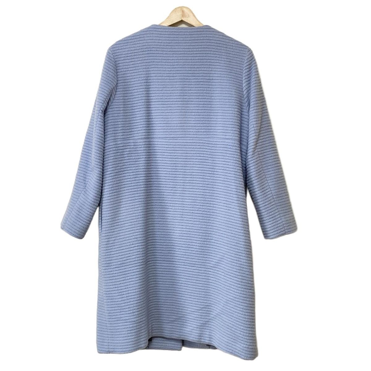 ✨美品　ユナイテッドアローズ カシミヤ混 ノーカラー ベルスリーブコート UNITED ARROWS（ユナイテッドアローズ）の「UBCB ノーカラー ベル