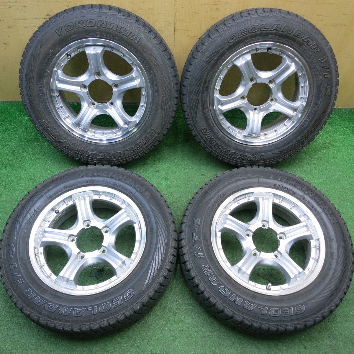 4本価格 スタッドレス 175|80R16 ヨコハマ ジオランダー i|T-S Lehrmeister ROAD SPOKE VR 16インチ マイスター PCD139.7|5H 5051302TNス