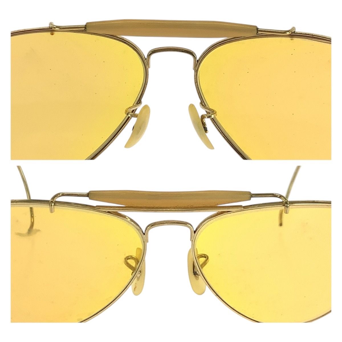 Ray-Ban レイバン ヴィンテージ ボシュロム アビエーター ゴールド メタル 58◻︎14 サングラス 男女兼用 ティアドロップ メンズ 500254 【中古】 Ray-Ban レイバン ヴィンテージ ボシュロム アビエーター ゴールド