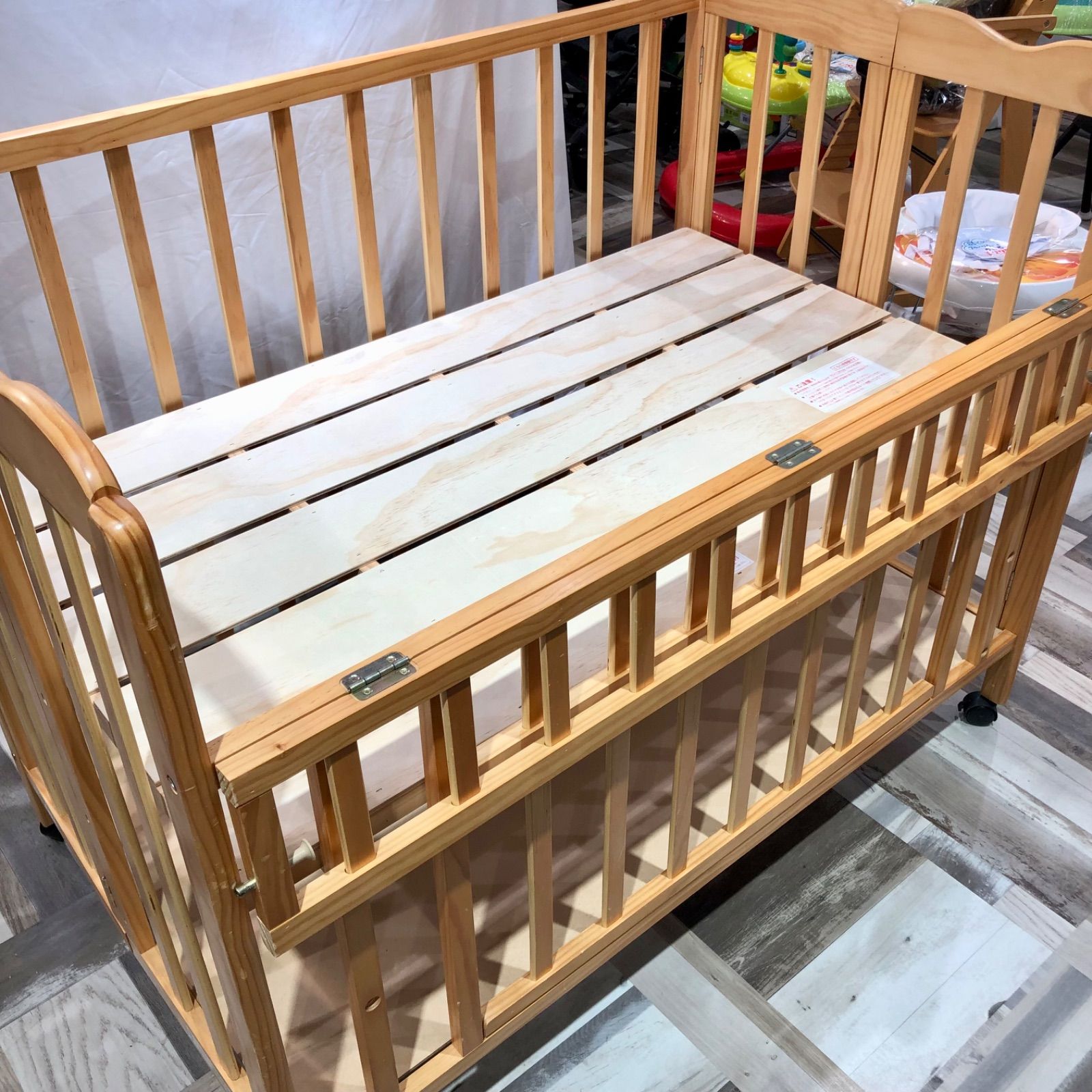 大和屋 ヤマトヤ 折りたたみベビーベットFL