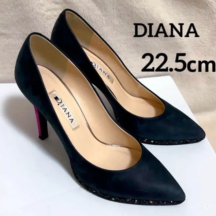 【美品】 DIANA ヒールパンプス　23センチ ✨美品✨ DIANA ダイアナ バイカラー パーティー ヒールパンプス