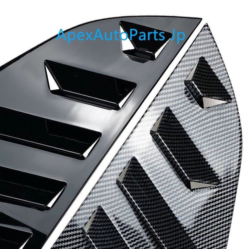 フォルクスワーゲン ポロ MK6 2018年式以降 リアウィンドウルーバー カスタムステッカー 外装