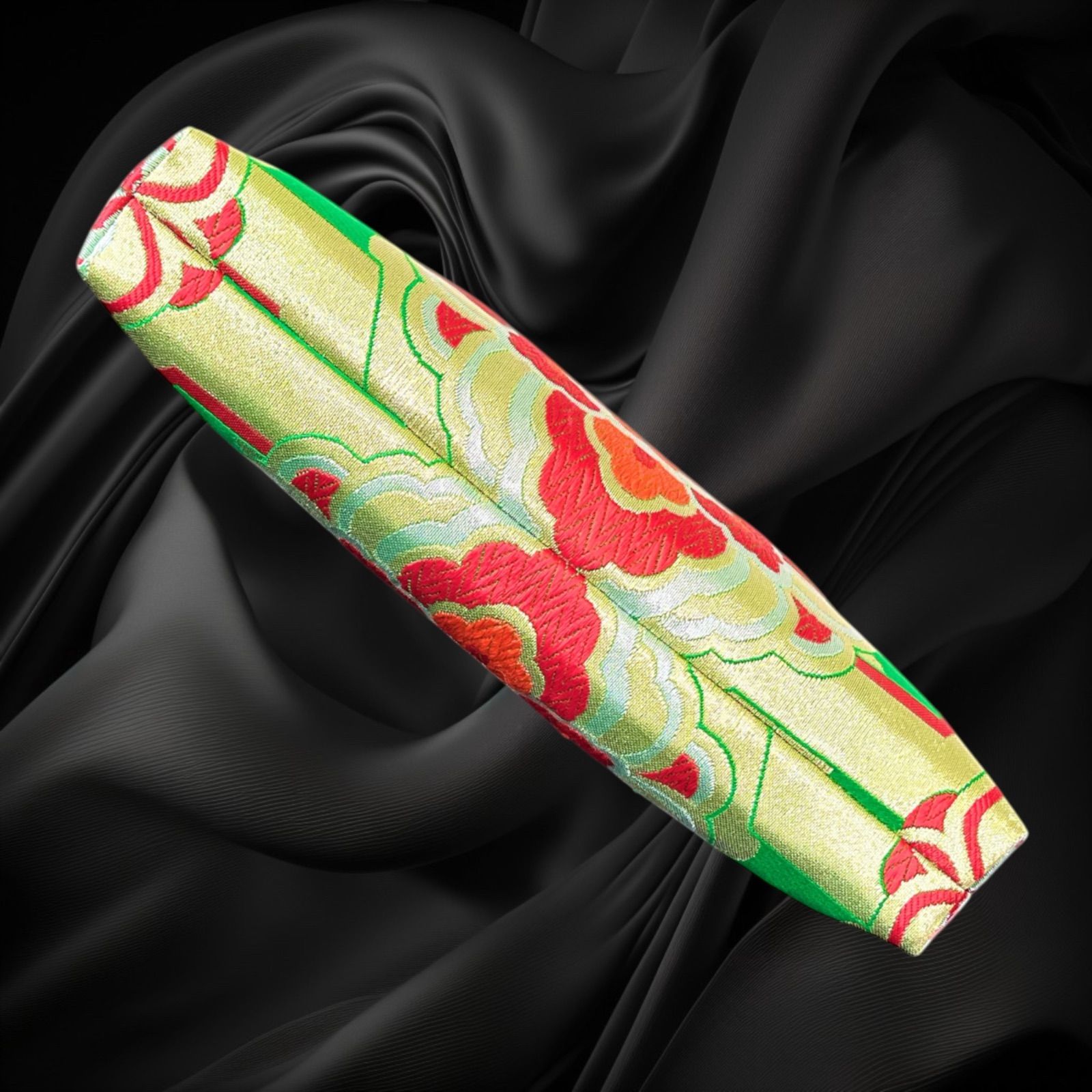 No.586 着物リメイクバッグ 和風クラッチバッグ 着物ショルダーバッグ DECORATOM_COM_BR