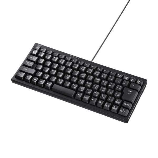 【新品・7営業日以内発送】サンワサプライ SKB-KG3UH2BK USBハブ付コンパクトキーボード SKBKG3UH2BK【沖縄離島販売】