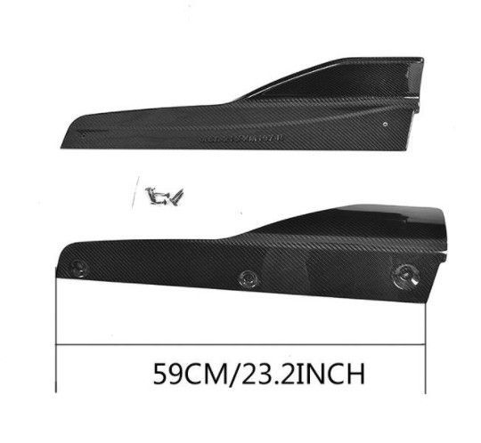 カーボン製 BMW F80 M3 F82 M4 2014 - 2017 車種 サイドステップスポイラースカート 2個セット