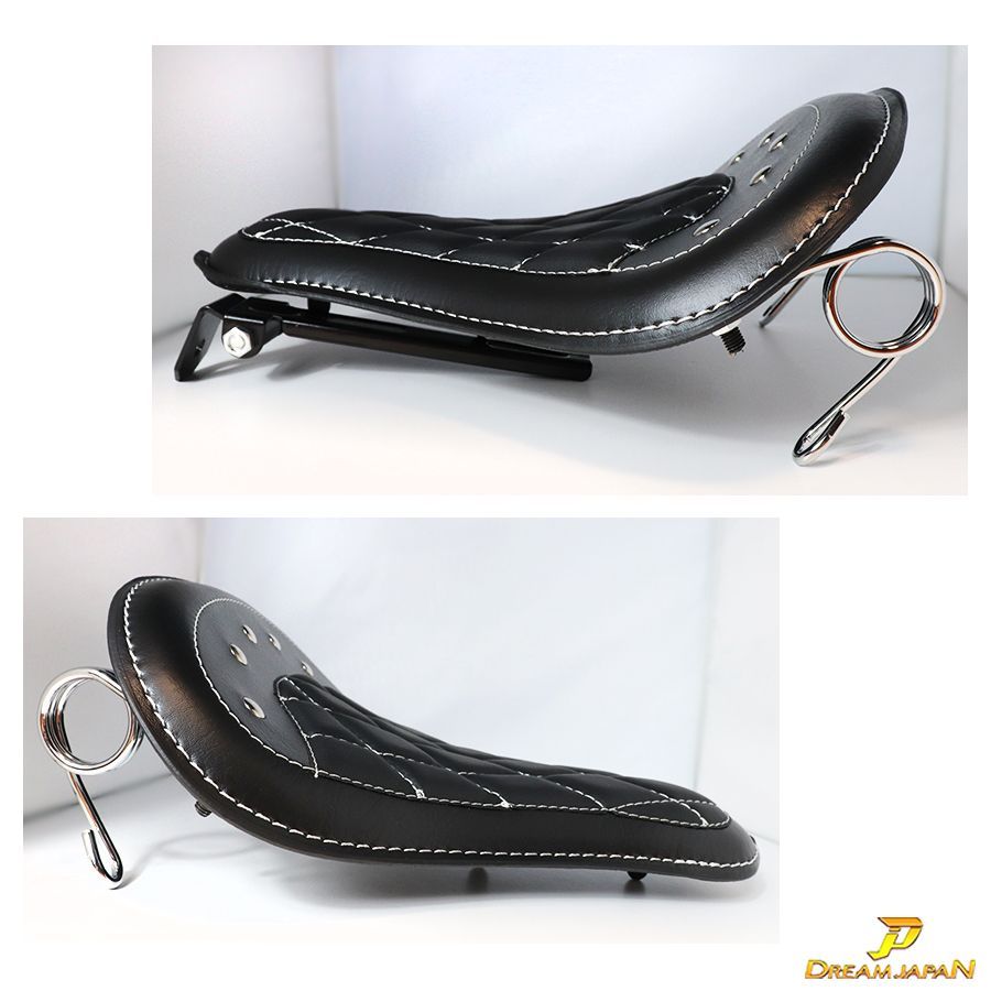 シ*ヤ様 NOS 未使用新品 リジット チョッパー YANYAN ソロシート マ バイク ソロシート シングルシート 厚め 【ダイヤカット】 金具