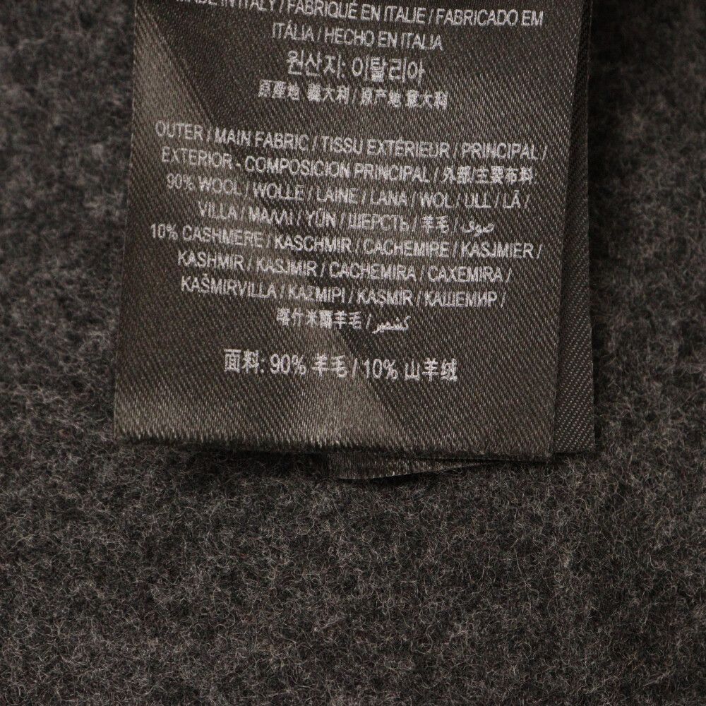 BURBERRY (バーバリー) 3Bチェック カシミヤ混 ウールチェスター