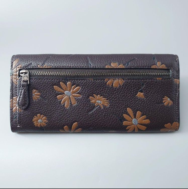 COACH コーチ ウィン ソフト ウォレット フローラル プリント 花柄 